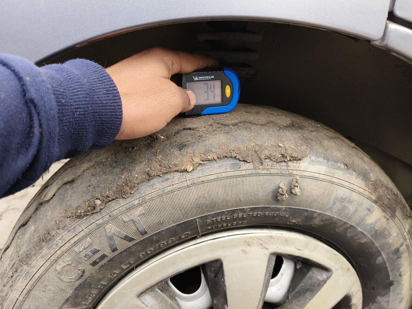 2018 Maruti Eeco 7 STR, Petrol, Manual, 66,834 km, tyre