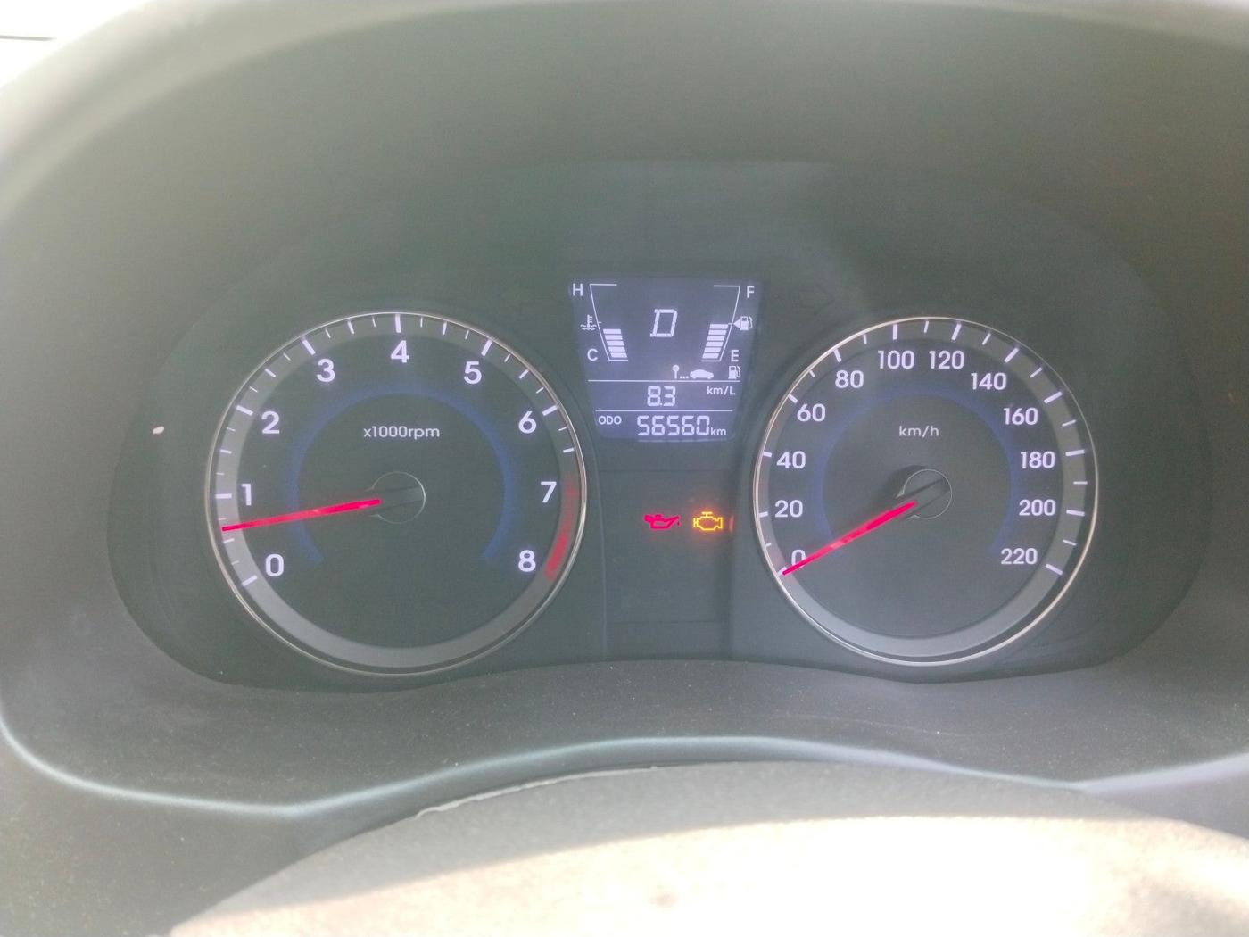 2016 Hyundai Verna 1.6 VTVT SX AT, Petrol, Automatic, 56,560 km, interior