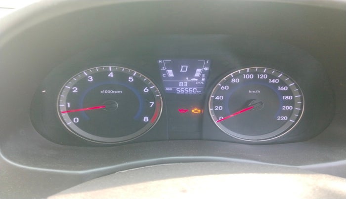 2016 Hyundai Verna 1.6 VTVT SX AT, Petrol, Automatic, 56,560 km, interior