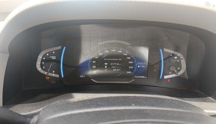2020 Hyundai Creta SX (O) 1.5 DIESEL, Diesel, Manual, 1,23,988 km, interior