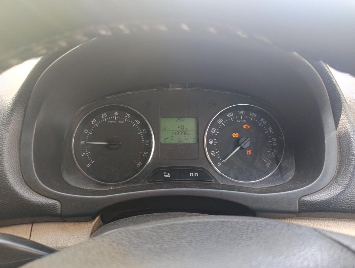 2012 Skoda Fabia ELEGANCE 1.2 TDI, Diesel, Manual, 1,48,996 km, interior
