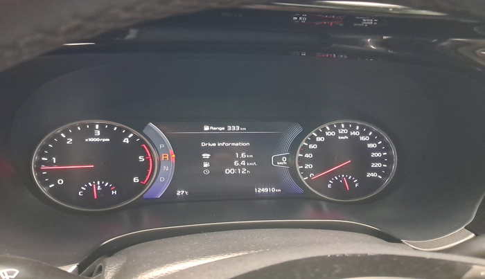 2020 KIA SELTOS HTX PLUS AT1.5 DIESEL, Diesel, Automatic, 1,24,910 km, interior