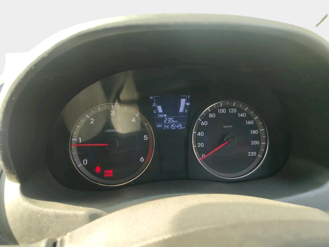 2012 Hyundai Verna FLUIDIC 1.4 CRDI EX, Diesel, Manual, 1,41,549 km, interior