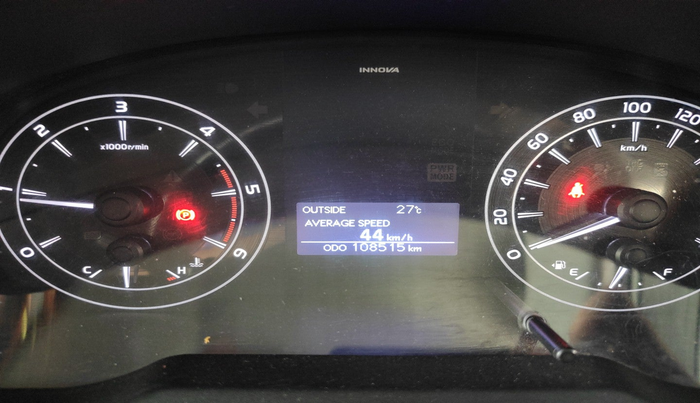 2017 Toyota Innova Crysta 2.4 G 7 STR, Diesel, Manual, 1,08,515 km, interior