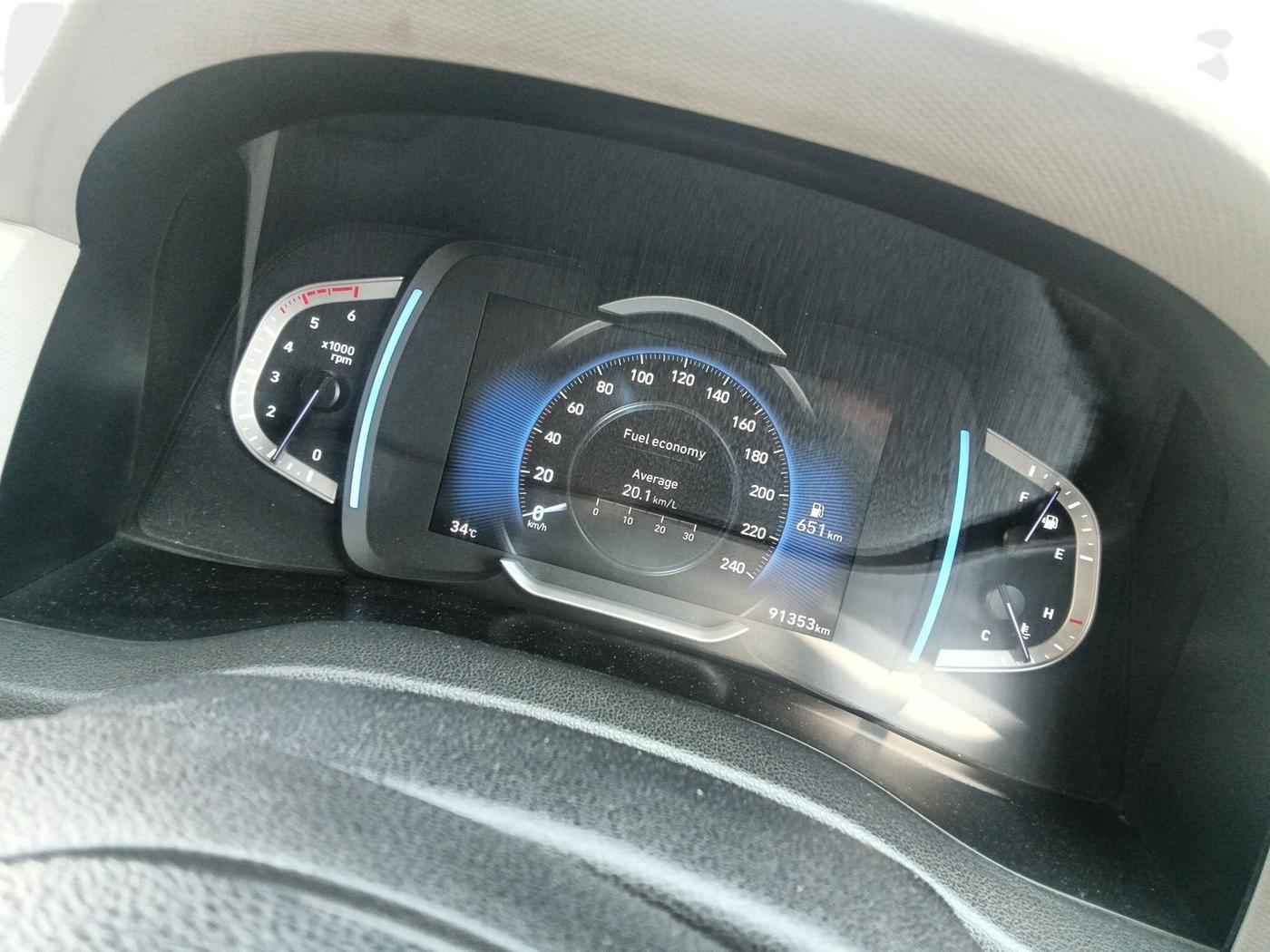 2020 Hyundai Creta SX (O) 1.5 DIESEL, Diesel, Manual, 91,353 km, interior