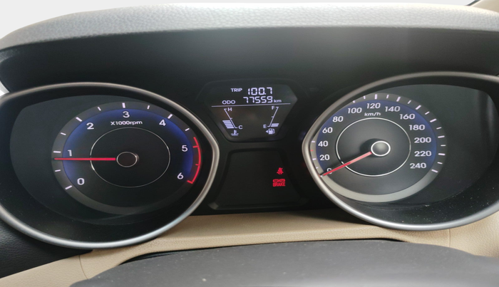 2014 Hyundai New Elantra 1.6 SX MT DIESEL, Diesel, Manual, 77,559 km, interior