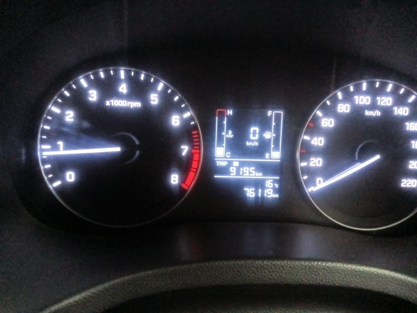 2016 Hyundai Creta  SX 1.6 Petrol , Petrol, Manual, 76,119 km, interior