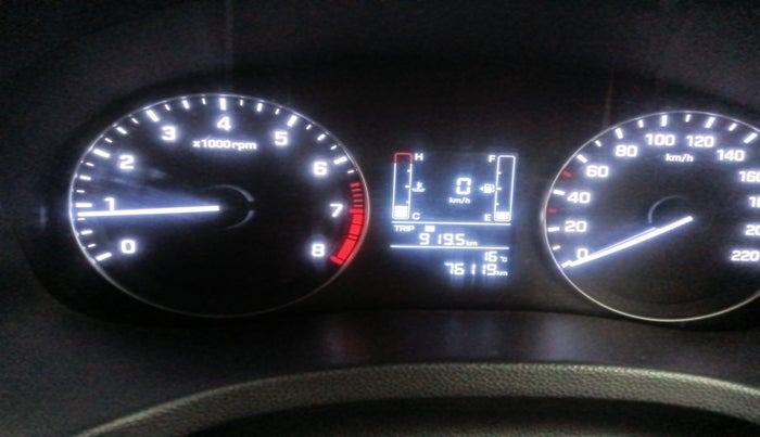 2016 Hyundai Creta  SX 1.6 Petrol , Petrol, Manual, 76,119 km, interior