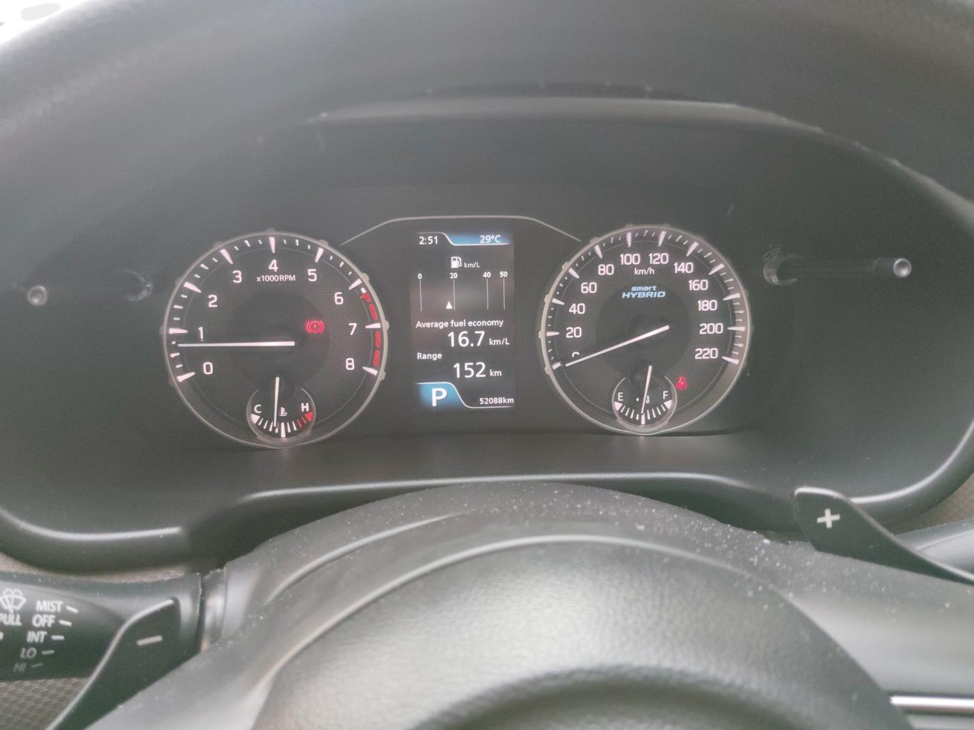 2022 Maruti BREZZA ZXI AT SMART HYBRID, Petrol, Automatic, 52,088 km, interior