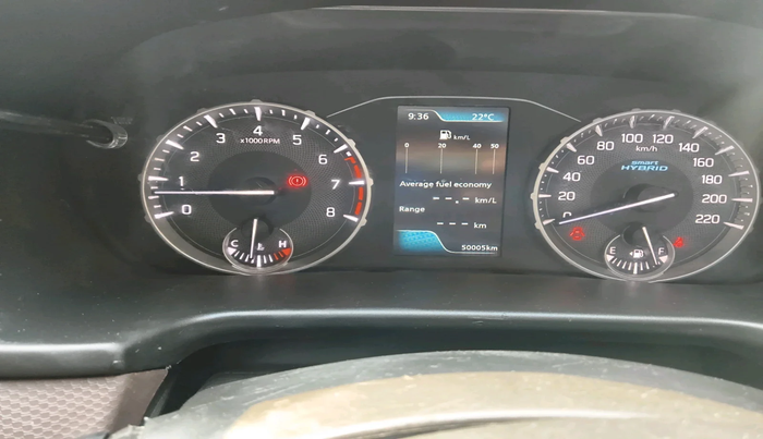 2022 Maruti BREZZA ZXI + SMART HYBRID DUAL TONE, Petrol, Manual, 50,005 km, interior