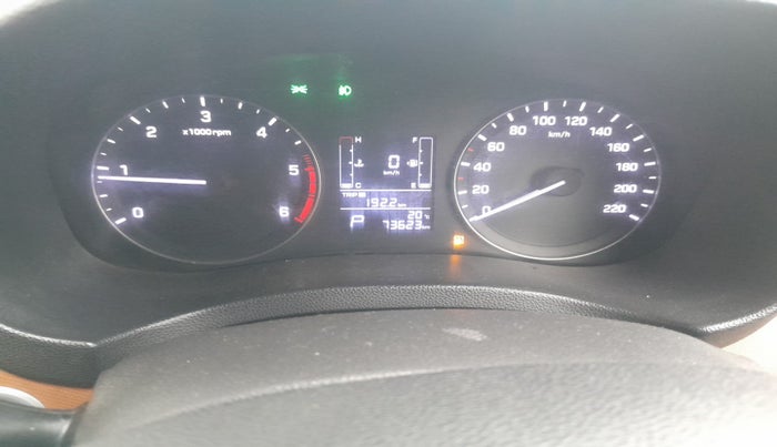 2016 Hyundai Creta SX PLUS AT 1.6 DIESEL, Diesel, Automatic, 1,06,999 km, interior