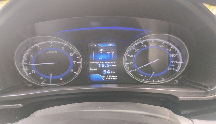 2017 Maruti Baleno RS 1.0 PETROL, Petrol, Manual, 72,015 km, interior