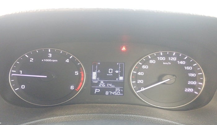 2018 Hyundai Creta SX PLUS AT 1.6 DIESEL, Diesel, Automatic, 87,450 km, interior