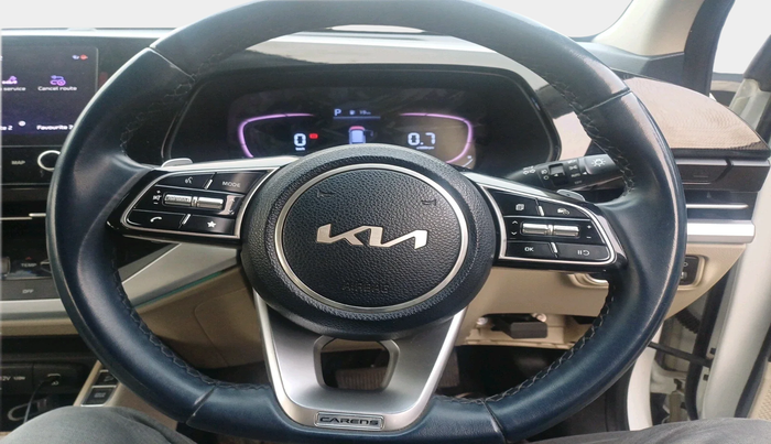 2022 KIA CARENS LUXURY PLUS 1.4 PETROL DCT 7 STR, Petrol, Automatic, 1,01,978 km, interior