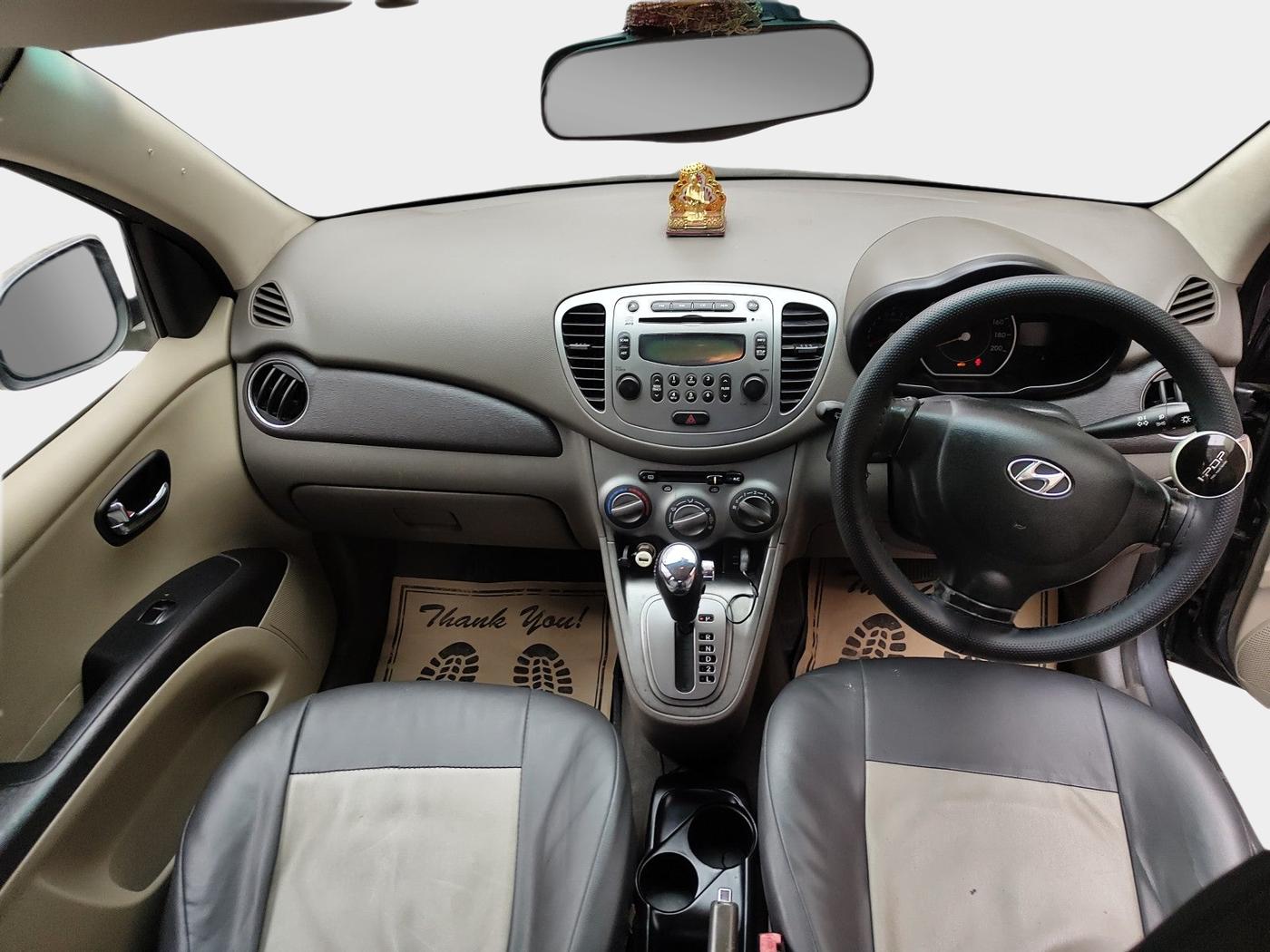 2010 Hyundai i10 SPORTZ 1.2 AT, Petrol, Automatic, 75,507 km, interior