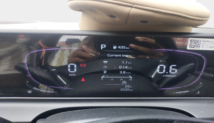 2025 KIA SELTOS HTX IVT, Petrol, Automatic, 2,220 km, interior