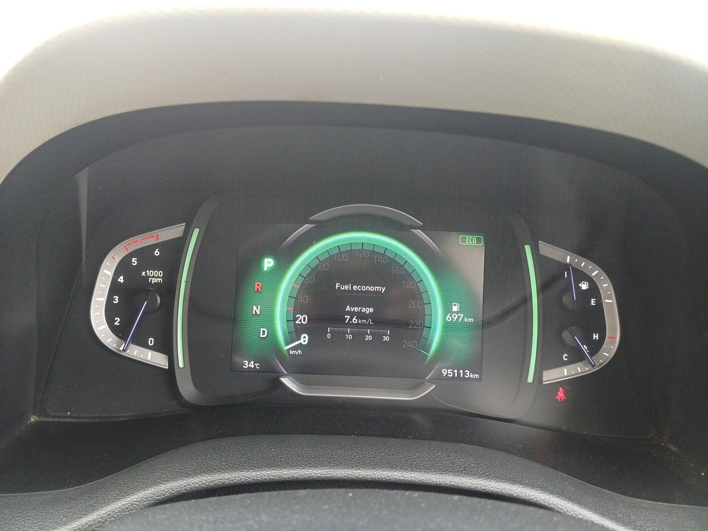2022 Hyundai Creta SX (O) AT 1.5 DIESEL, Diesel, Automatic, 95,113 km, interior