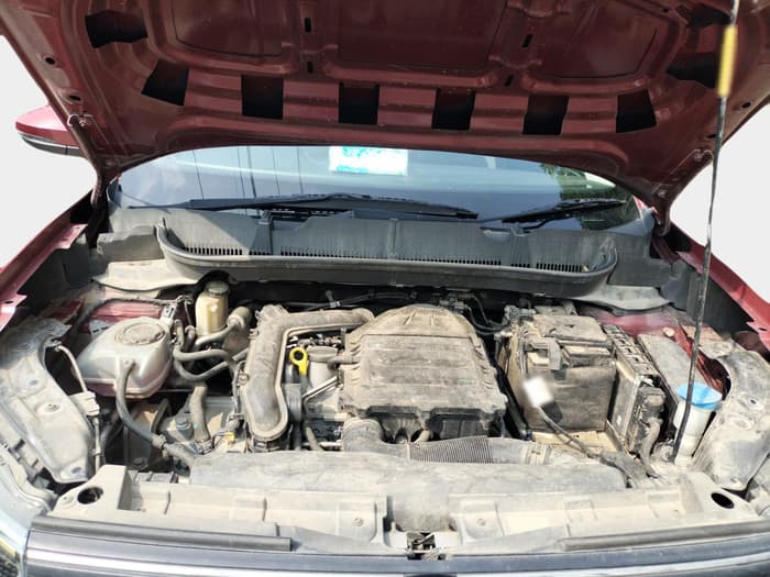 2022 Volkswagen TAIGUN TOPLINE 1.0 TSI AT, Petrol, Automatic, 28,076 km, exterior