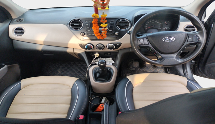 2018 Hyundai Xcent E+, Petrol, Manual, 1,45,577 km, interior