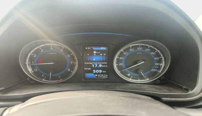 2017 Maruti Baleno ALPHA PETROL 1.2, Petrol, Manual, 72,000 km, interior