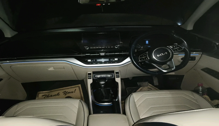 2022 KIA CARENS LUXURY PLUS 1.4 PETROL DCT 7 STR, Petrol, Automatic, 51,286 km, interior