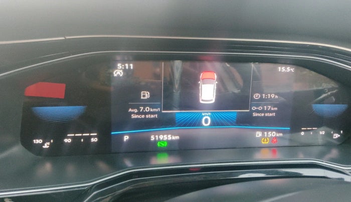 2022 Volkswagen VIRTUS TOPLINE TSI 1.0 AT, Petrol, Automatic, 51,955 km, interior