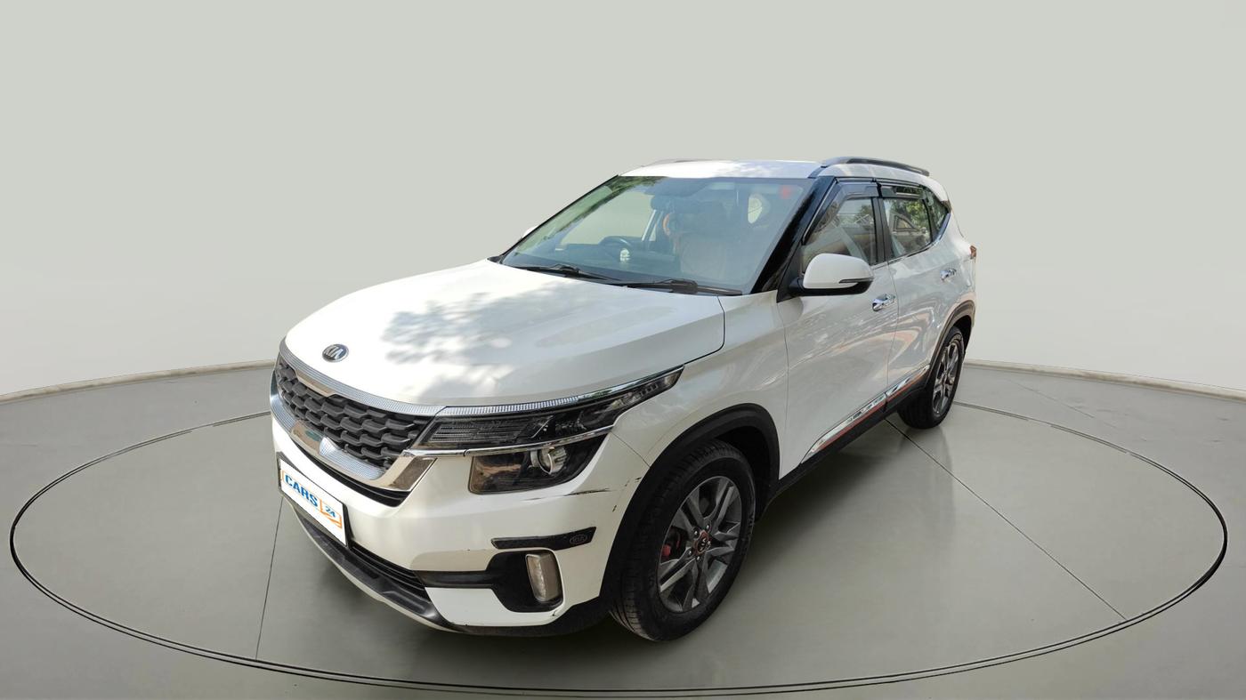 2020 KIA SELTOS HTK PLUS AT 1.5 DIESEL, Diesel, Automatic, 1,24,535 km, exterior