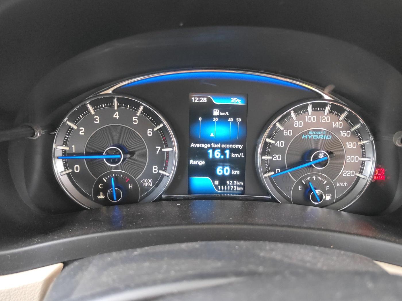 2018 Maruti Ciaz ALPHA 1.5 SHVS PETROL, Petrol, Manual, 1,11,173 km, interior