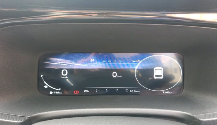 2024 KIA SONET X LINE 1.0 TURBO PETROL DCT, Petrol, Automatic, 7,143 km, interior