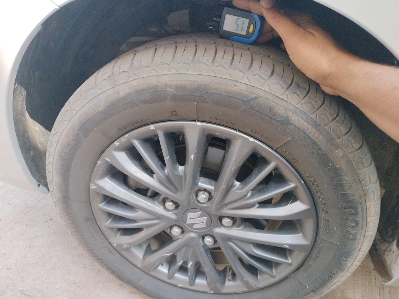 2019 Maruti Ertiga ZXI SHVS, Petrol, Manual, 1,37,373 km, tyre