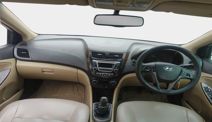 2015 Hyundai Verna FLUIDIC 1.6 CRDI S 4S, Diesel, Manual, 1,39,446 km, interior