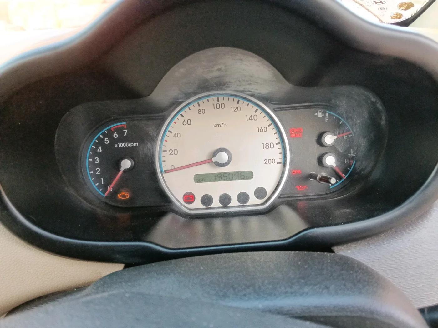 2010 Hyundai i20 MAGNA 1.2, CNG, Manual, 1,95,096 km, interior