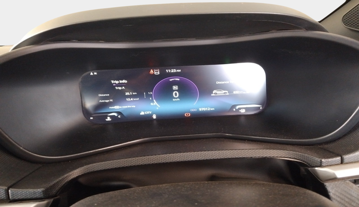 2023 Tata NEXON FEARLESS AMT DUAL TONE 1.5 DIESEL, Diesel, Automatic, 97,012 km, interior