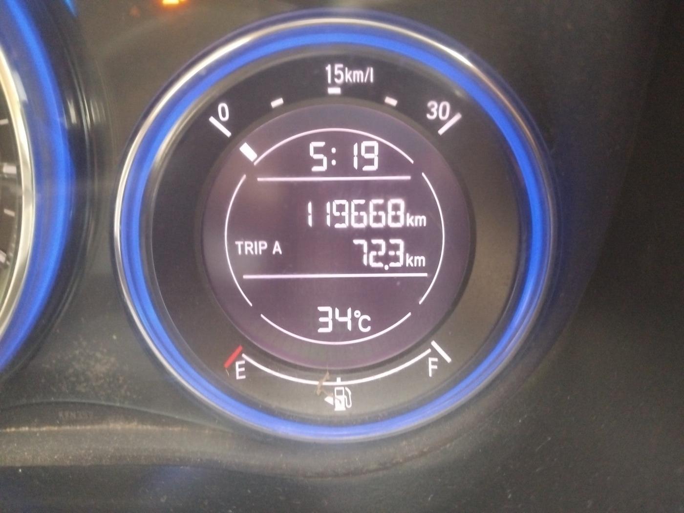 2015 Honda City 1.5L I-VTEC V MT, Petrol, Manual, 1,24,363 km, interior