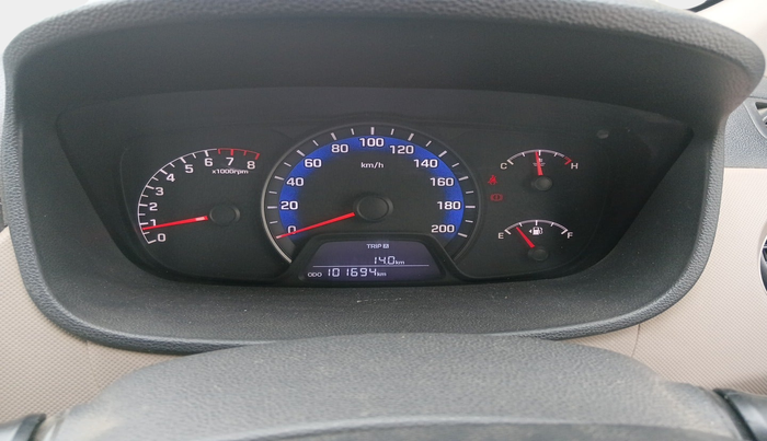 2014 Hyundai Xcent S 1.2, Petrol, Manual, 1,01,694 km, interior