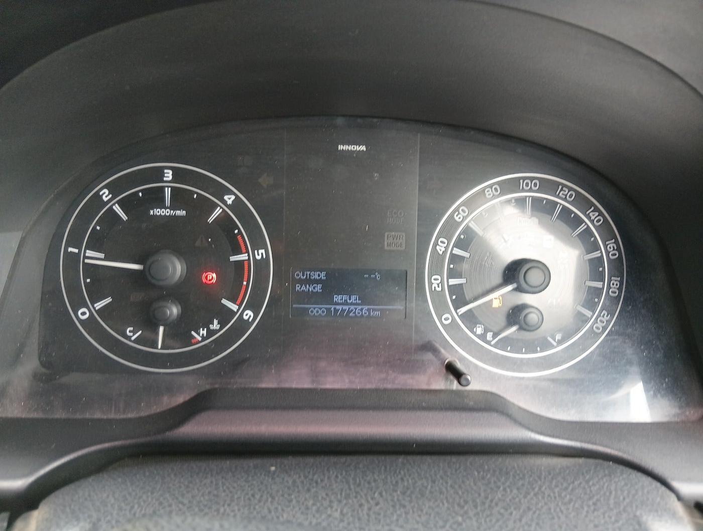 2018 Toyota Innova Crysta 2.4 G 8 STR, Diesel, Manual, 1,77,266 km, interior