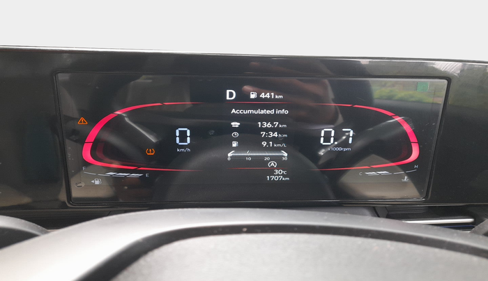 2025 Hyundai Verna  SX 1.5 MPI IVT, Petrol, Automatic, 1,707 km, interior