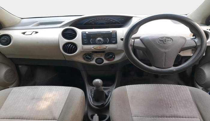 2014 Toyota Etios G, Petrol, Manual, 88,276 km, interior