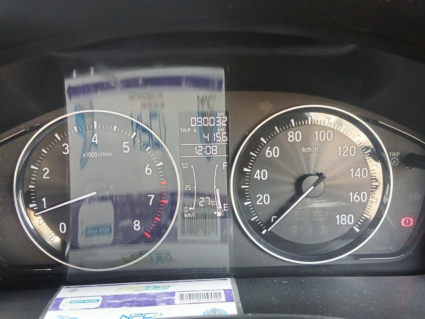 2019 Honda Amaze 1.2L I-VTEC VX, CNG, Manual, 90,032 km, interior