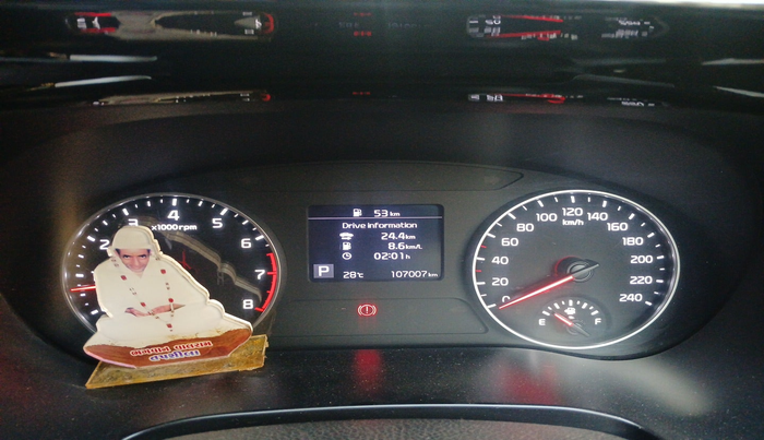 2020 KIA SELTOS HTX IVT 1.5 PETROL, Petrol, Automatic, 1,07,007 km, interior