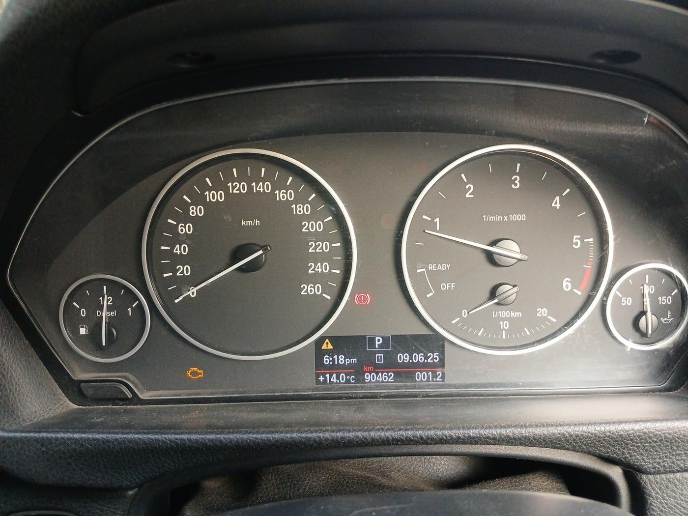 2012 BMW 3 Series 320d, Diesel, Automatic, 90,462 km, interior