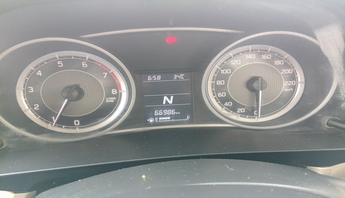 2017 Maruti Dzire ZXI PLUS AMT, Petrol, Automatic, 66,986 km, interior