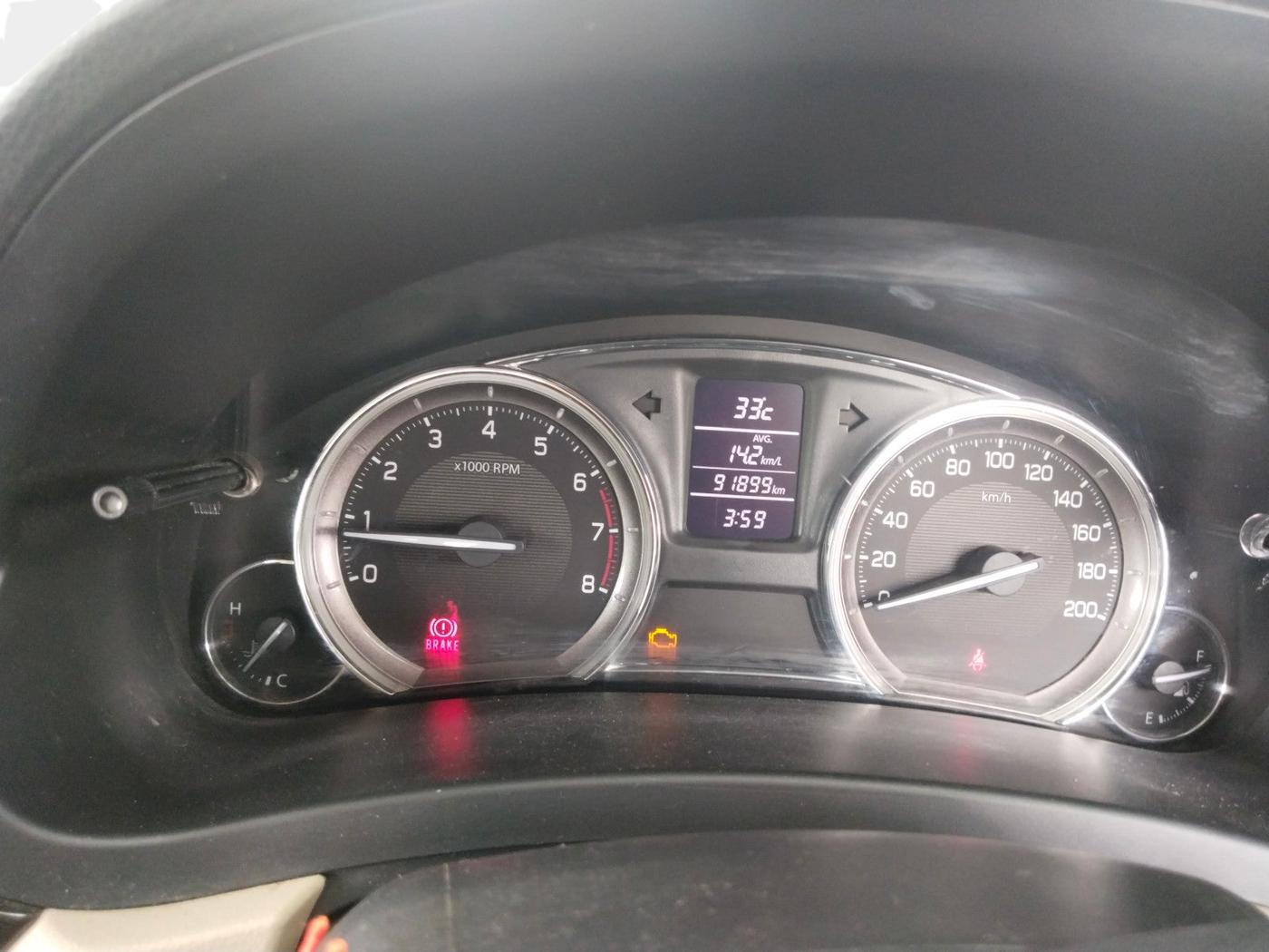 2017 Maruti Ciaz SIGMA 1.4 MT PETROL, CNG, Manual, 91,978 km, interior