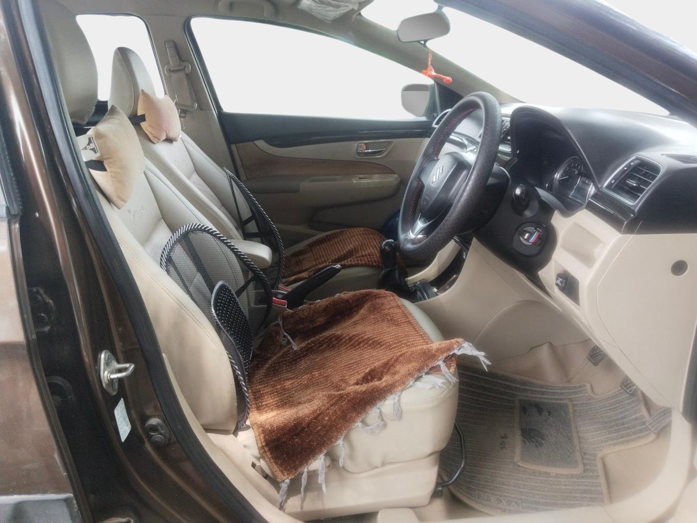 2017 Maruti Ciaz SIGMA 1.4 MT PETROL, CNG, Manual, 91,978 km, interior