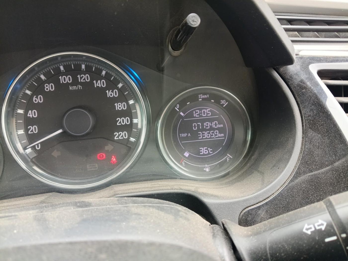 2018 Honda City 1.5L I-VTEC VX CVT, CNG, Automatic, 71,940 km, interior