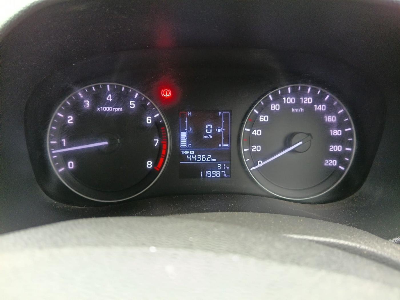 2018 Hyundai Creta SX 1.6 PETROL, Petrol, Manual, 1,19,987 km, interior