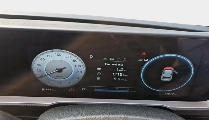 2024 Hyundai Creta SX (O) 1.5 Diesel AT Knight Edition, Diesel, Automatic, 33,817 km, interior