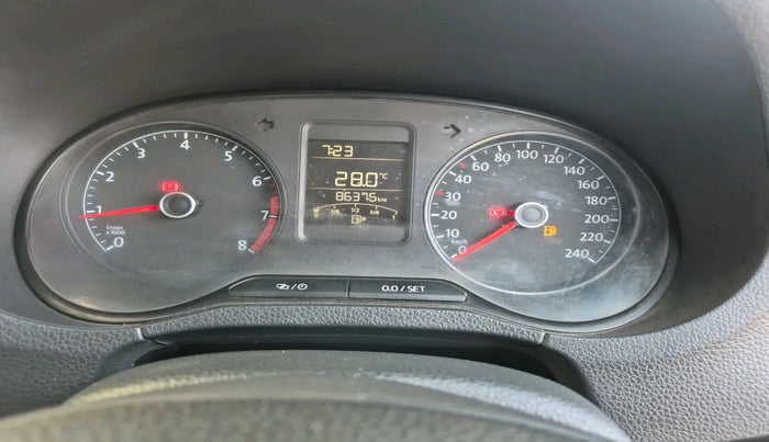 2016 Volkswagen Ameo TRENDLINE 1.2L, Petrol, Manual, 86,375 km, interior