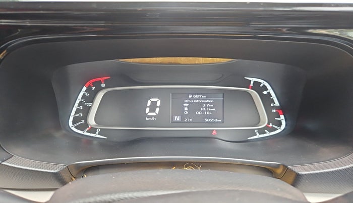 2021 KIA SONET HTX 1.0 IMT, Petrol, Manual, 58,558 km, interior