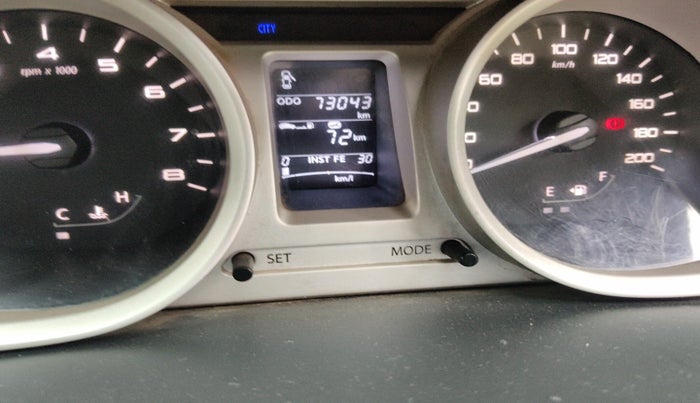 2017 Tata TIGOR XZ (O) PETROL, Petrol, Manual, 73,043 km, interior